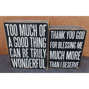 Primitives By Kathy Box Sign Box Set Good Thing